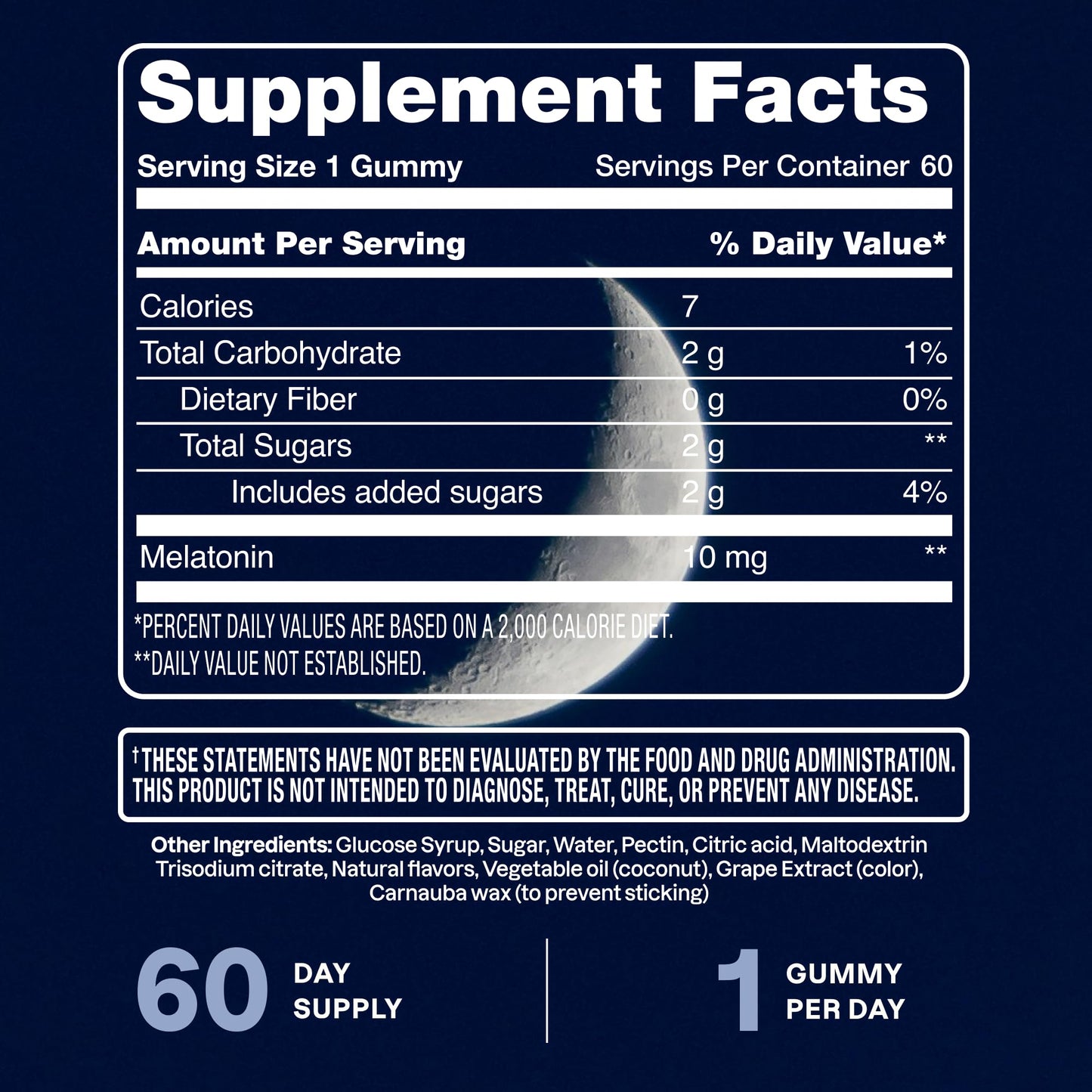 Cliganic Melatonin Gummies 10 mg – 60-Day Sleep Aid, Berry (Vegan, Non-GMO, Kosher, Gluten-Free)