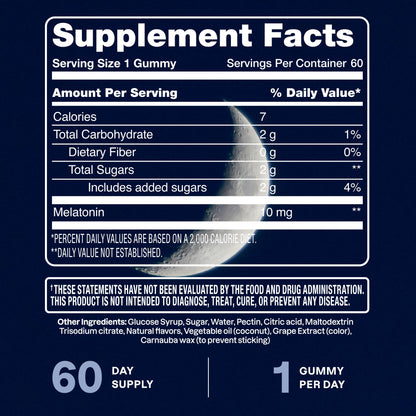 Cliganic Melatonin Gummies 10 mg – 60-Day Sleep Aid, Berry (Vegan, Non-GMO, Kosher, Gluten-Free)