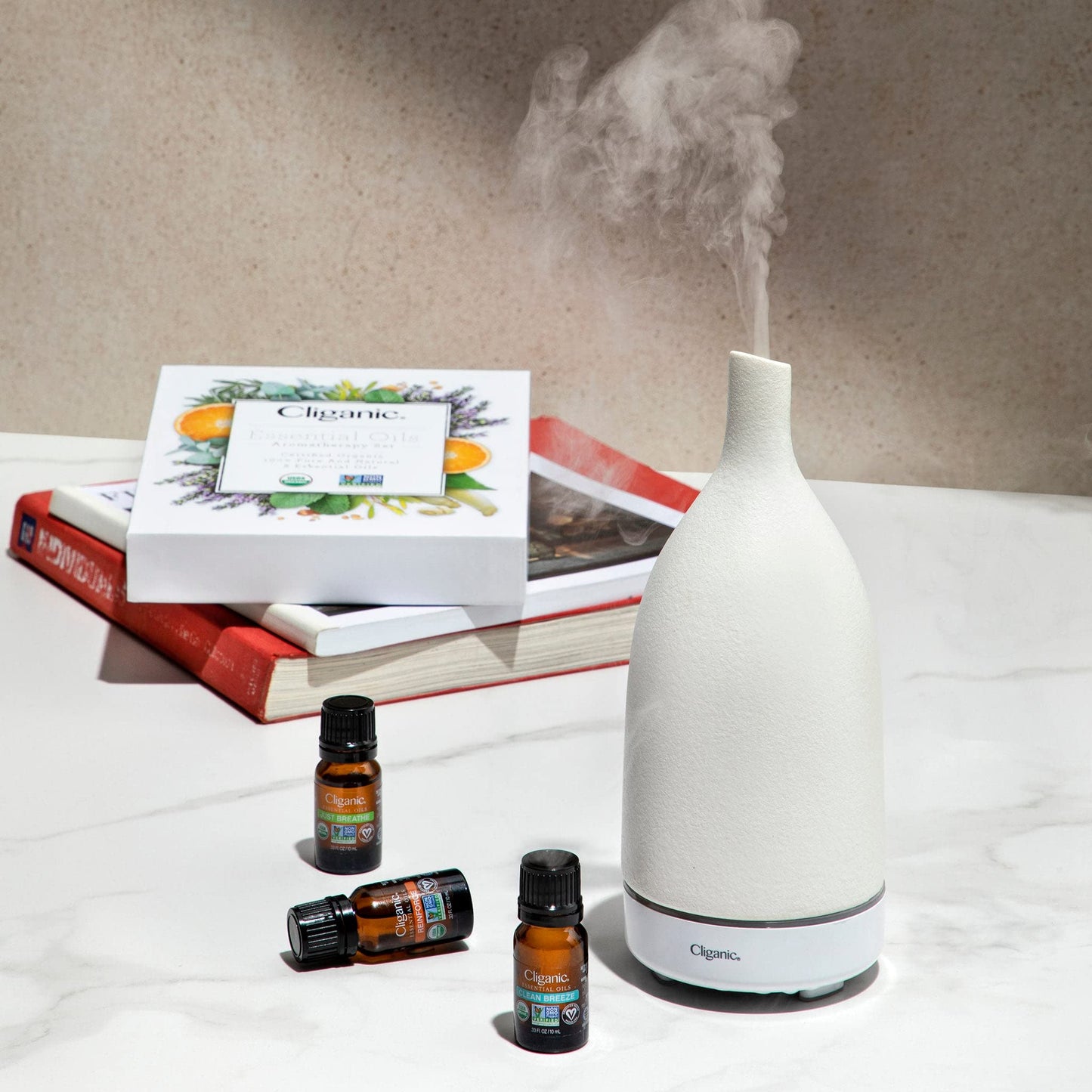 Cliganic Organic Clary Sage Essential Oil — 100% Pure, Non-GMO