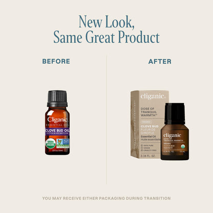 Cliganic Organic Clove Bud Essential Oil – 100% Pure, Non-GMO | Aromatherapy