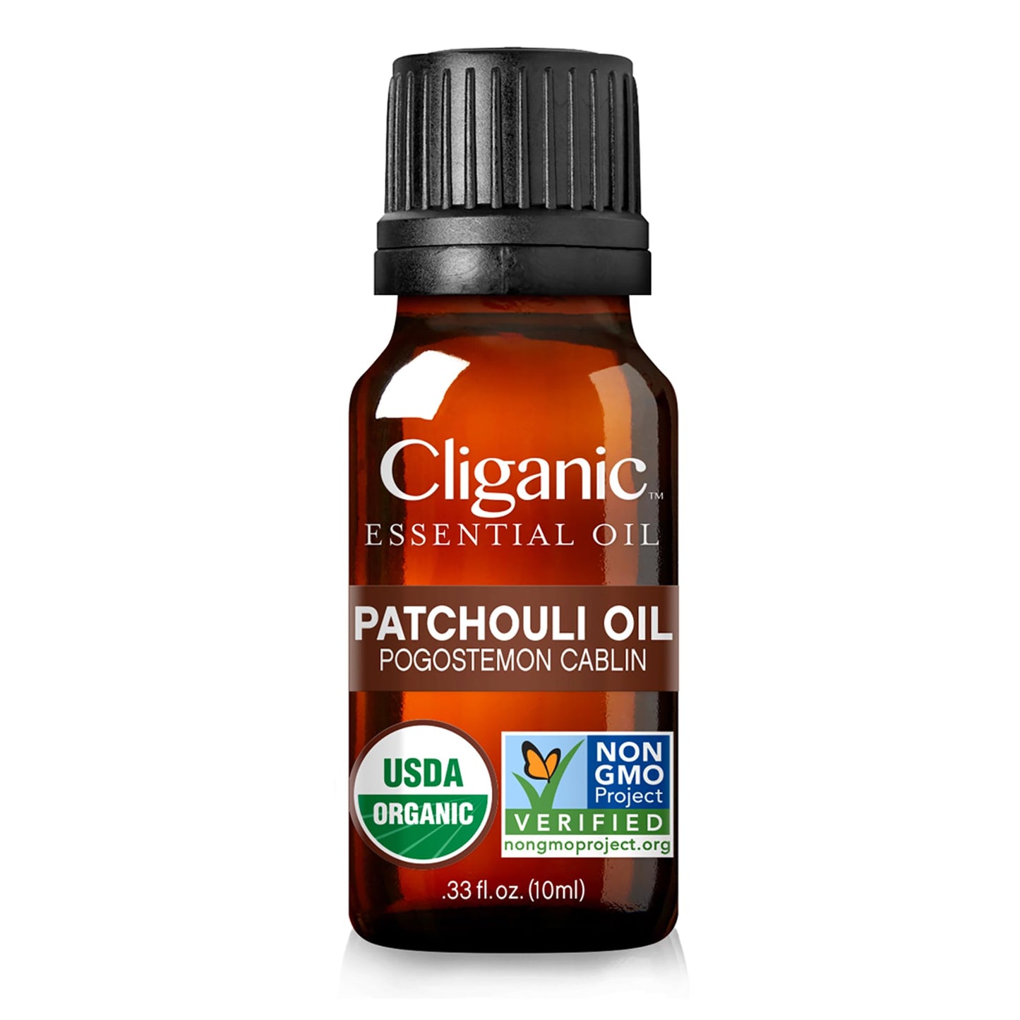 Cliganic Organic Patchouli Essential Oil - 100% Pure, Undiluted for Aromatherapy Diffuser | Non-GMO Verified