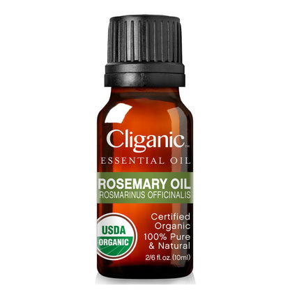 Cliganic Organic Rosemary Essential Oil – 100% Pure, Hair & Skin, Aromatherapy | Non-GMO