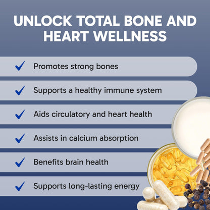 Clinical Effects Vitamin K2 + D3 60 Caps – Bone & Heart Health – USA Made