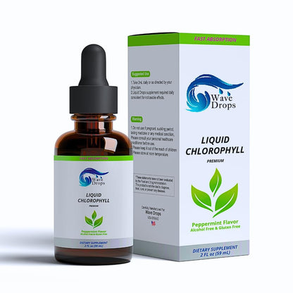Clorophyll Liquid Drops – Fast Absorbing Chlorophyll for Energy & Immune Support (2 fl oz)