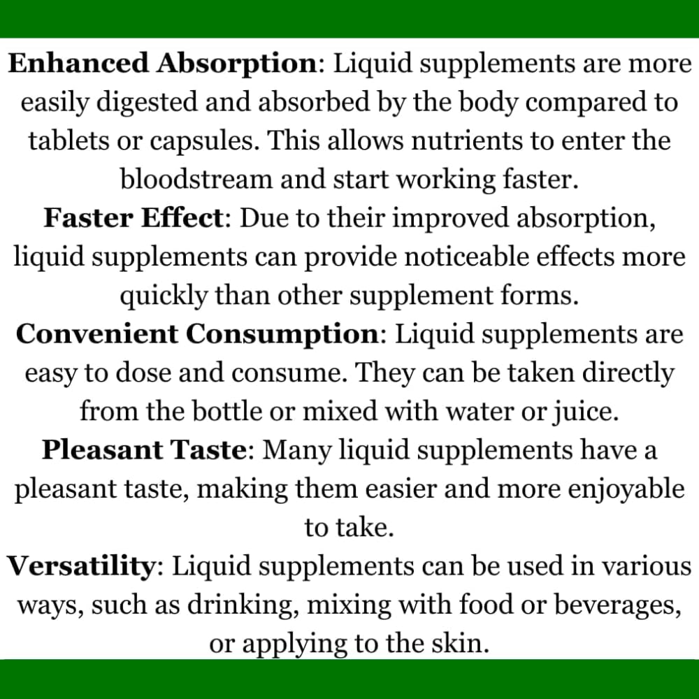 Clorophyll Liquid Drops – Fast Absorbing Chlorophyll for Energy & Immune Support (2 fl oz)