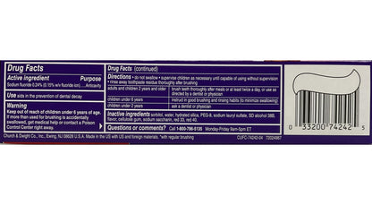 Close-Up Anti-Cavity Fluoride Toothpaste - Ultra Cinnamon 4 oz (2-Pack)
