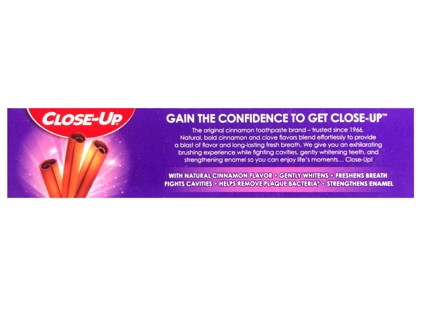 Close-Up Cinnamon Anticavity Fluoride Toothpaste 6 Ounce Pack of 2