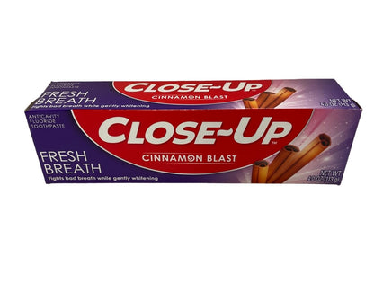Close-Up Fluoride Toothpaste – Freshening Red Gel, 4 oz Pack of 4