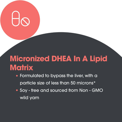 DHEA 25mg Supplement – Allergy Research Group | Hormone Support, Hypoallergenic, Soy-Free (60 Count)