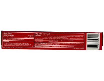 Close-Up Toothpaste - Red Gel Cinnamon, Anticavity Fluoride, 6 Oz (Pack of 4)