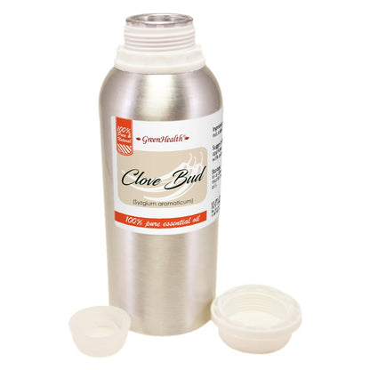 Clove Bud Essential Oil – 8 oz Aluminum Bottle | Pure & Natural | GreenHealth