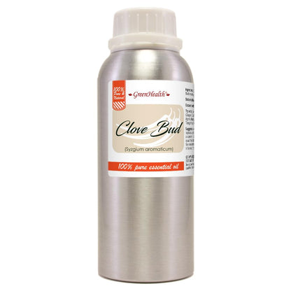 Clove Bud Essential Oil – 8 oz Aluminum Bottle | Pure & Natural | GreenHealth