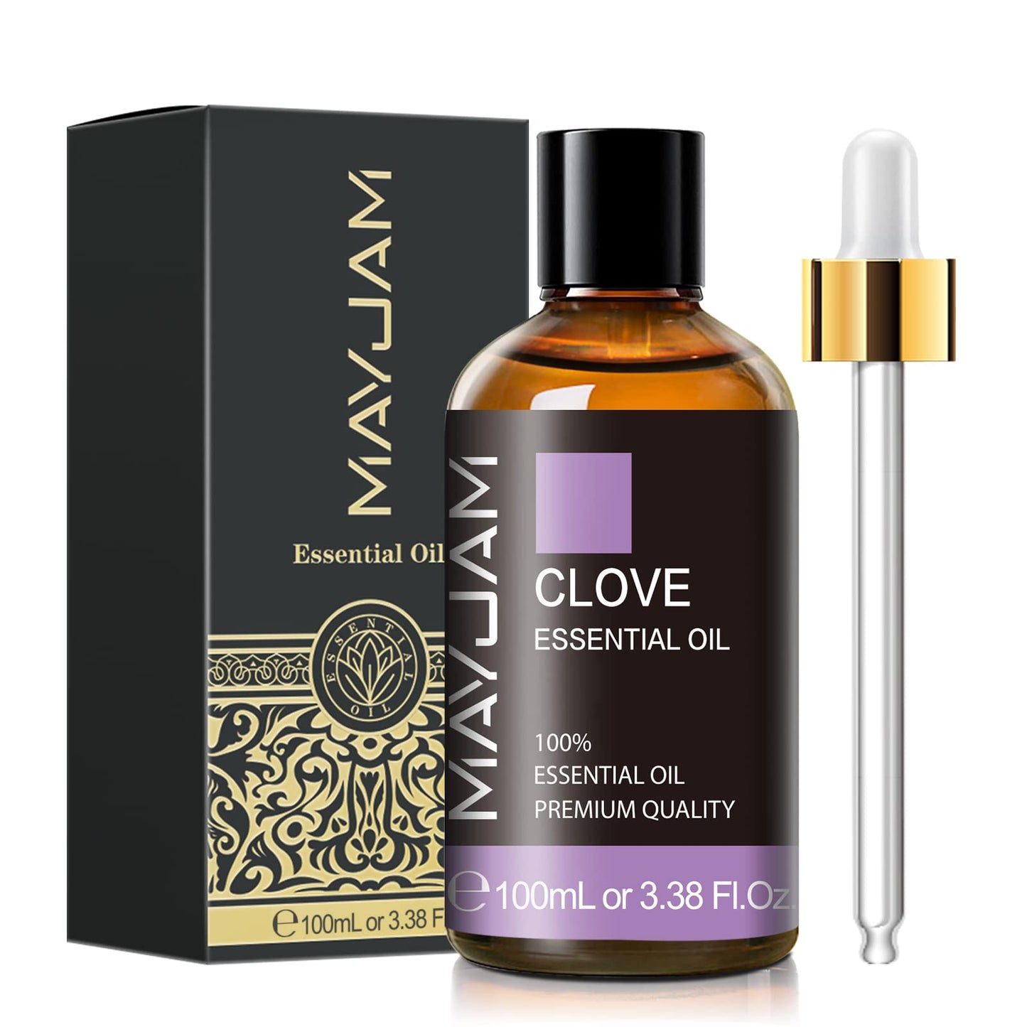 Clove Essential Oil by MAYJAM – 3.38 fl oz for Aromatherapy & DIY Candles & Soap