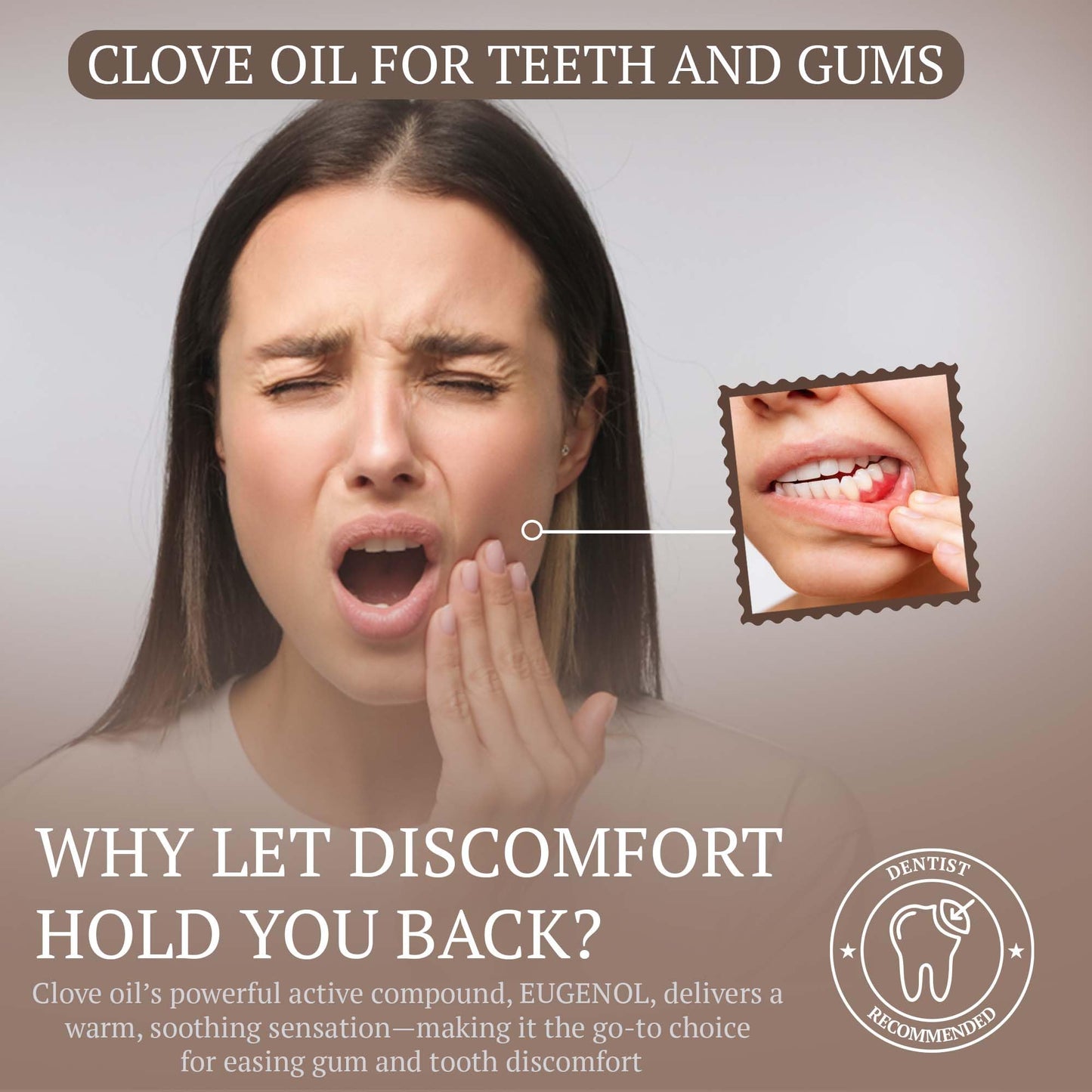 Organic Clove Essential Oil – 100% Pure, USDA Certified Clove Bud Oil for Teeth & Gums, Toothache Relief, Hair Growth & Aromatherapy – Premium Cloves Oil for DIY Wellness by Fiora Naturals
