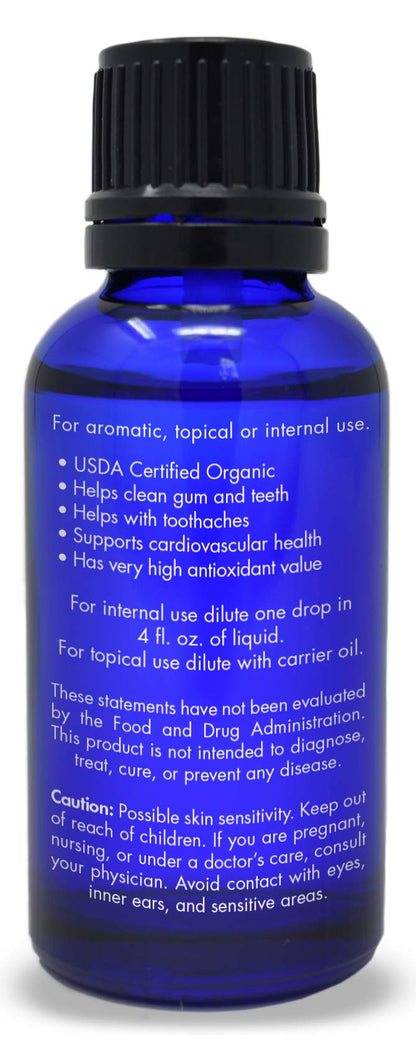 Organic Clove Oil – Food Grade for Teeth & Gums (1 OZ) | Zongle Therapeutics