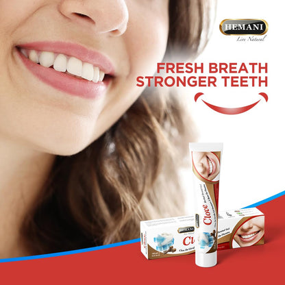 Clove Toothpaste 3.5 oz – Whitening with Clove, Mint & Licorice – Strengthens Gums & Fresh Breath