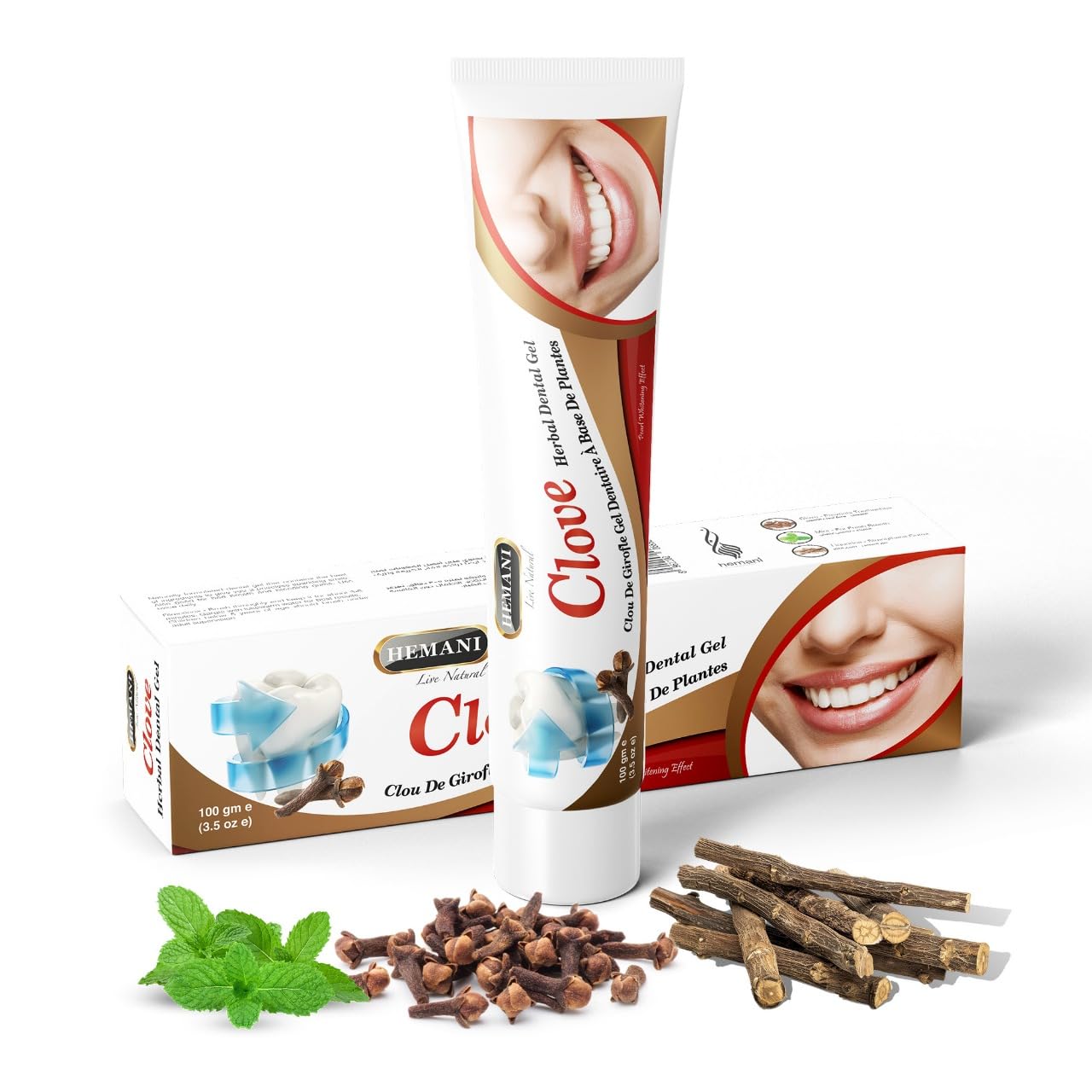 Clove Toothpaste 3.5 oz – Whitening with Clove, Mint & Licorice – Strengthens Gums & Fresh Breath