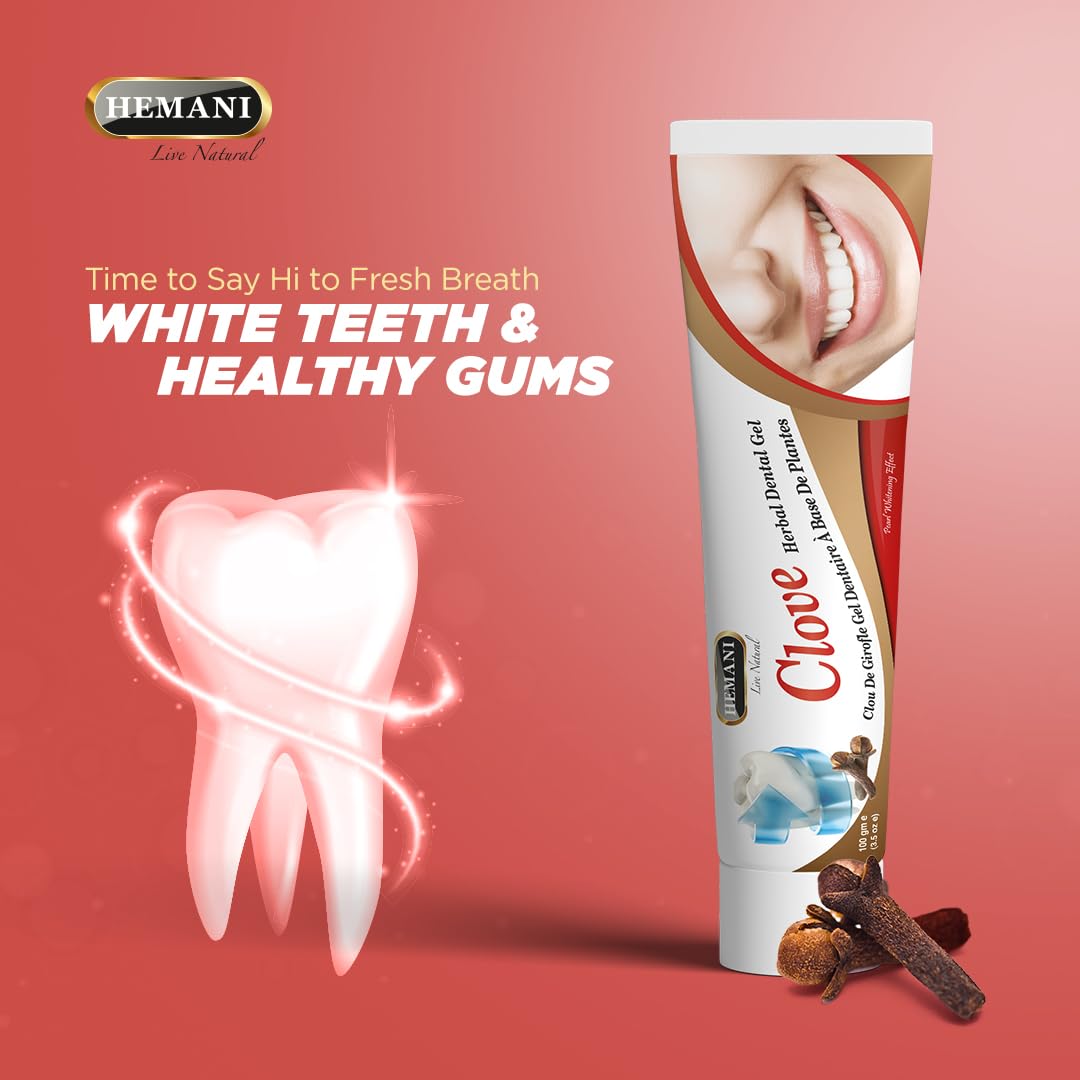 Clove Toothpaste 3.5 oz – Whitening with Clove, Mint & Licorice – Strengthens Gums & Fresh Breath