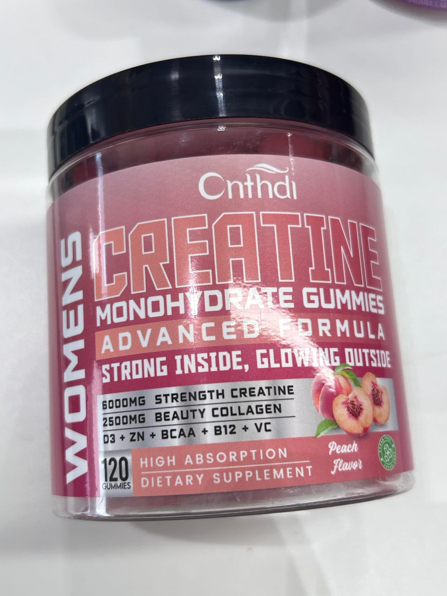 CNFHDI Creatine Gummies for Women – Sugar-Free, Vegan, Collagen & BCAAs