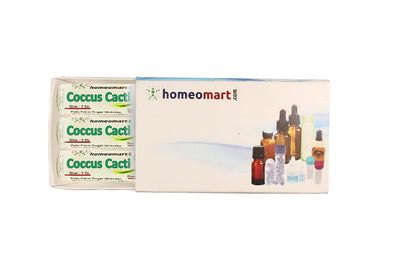 homeomart.com Coccus Cactis Homeopathy Pellets 200C Potency - Pack of 3