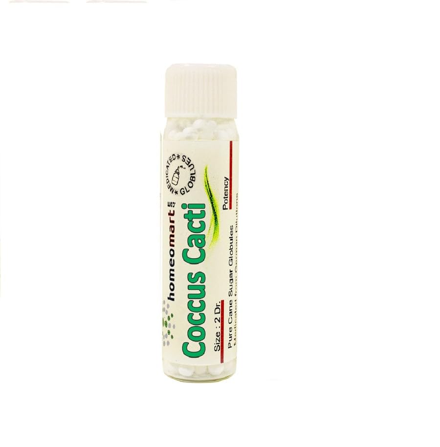 homeomart.com Coccus Cactis Homeopathy Pellets 200C Potency - Pack of 3