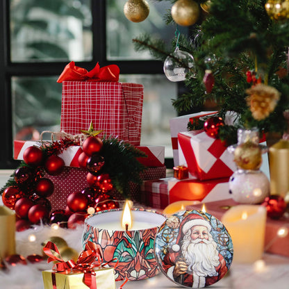 Christmas Candle Gifts Set - 12 Pack Soy Wax Candles for Women