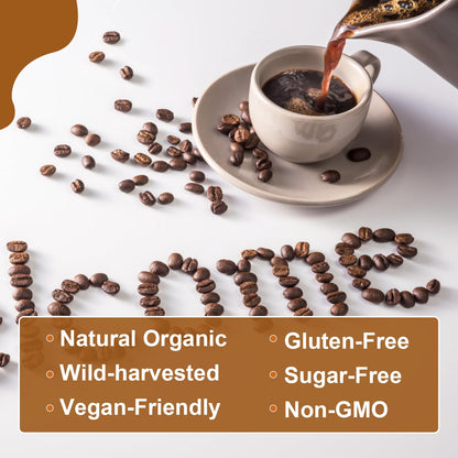 250g Mushroom Coffee - Lion's Mane, Reishi, Cordyceps & 10-Mushroom Power Blend | Low-Caffeine Brain Booster
