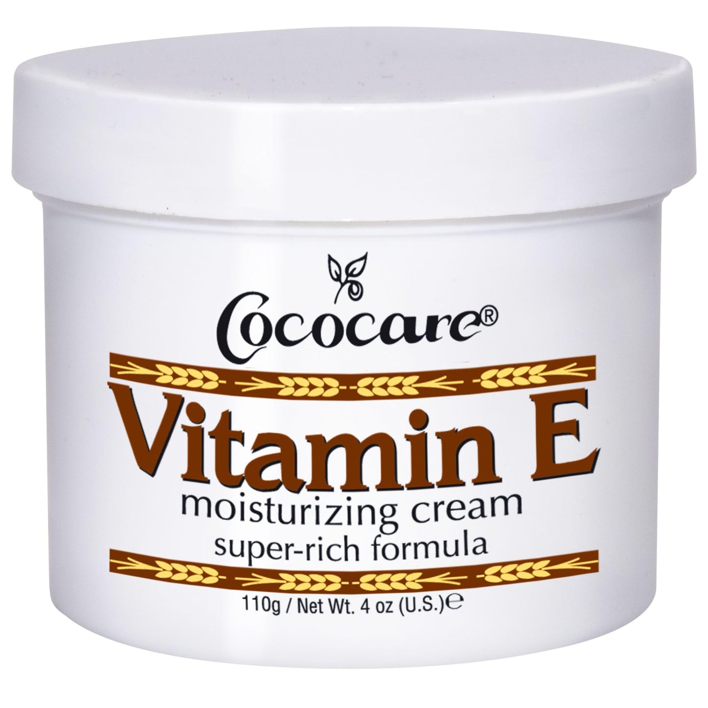 Cococare Vitamin E Super Rich Formula Moisturizing Cream 4 oz - Hydrating Skin Moisturizer