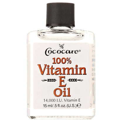 COCOCARE 100% Vitamin E Oil - 14000 IU, 0.5 Fl Oz | Skin Moisturizer & Antioxidant Protection