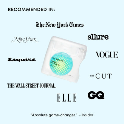 Cocofloss Woven Dental Floss – Dentist-Designed, Vegan, Kid-Friendly (4-Pack)