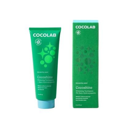 Cocoshine Whitening Toothpaste | 3% nHA, Delightful Mint, Vegan