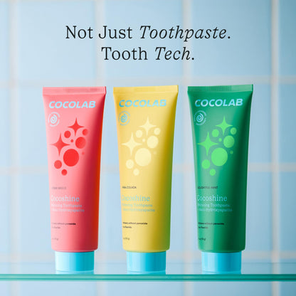 Cocoshine Whitening Toothpaste | 3% nHA, Delightful Mint, Vegan