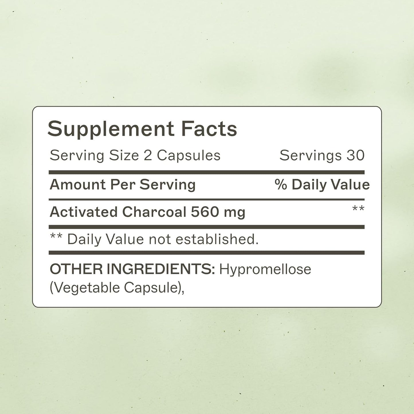 Coconut Charcoal Capsules – The Myers Way Protocol | Activated Charcoal for Gas & Toxin Support | 60 Capsules