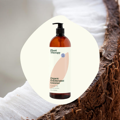 Plant Therapy Organic Fractionated Coconut Oil 32 oz – Carrier Oil for Skin, Hair & Massage