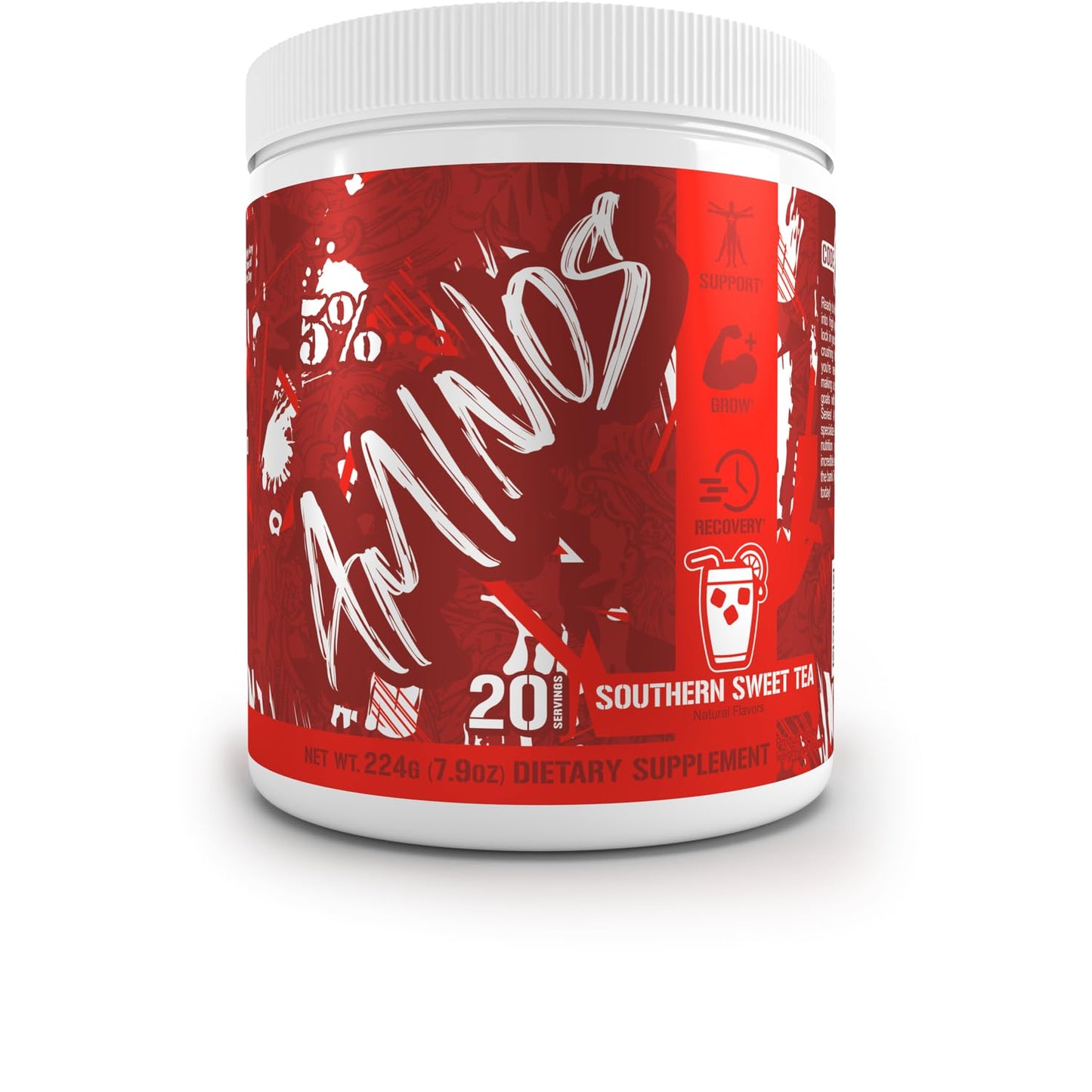 Code Red Aminos BCAA & EAA – Post-Workout Recovery Powder | 5% Nutrition