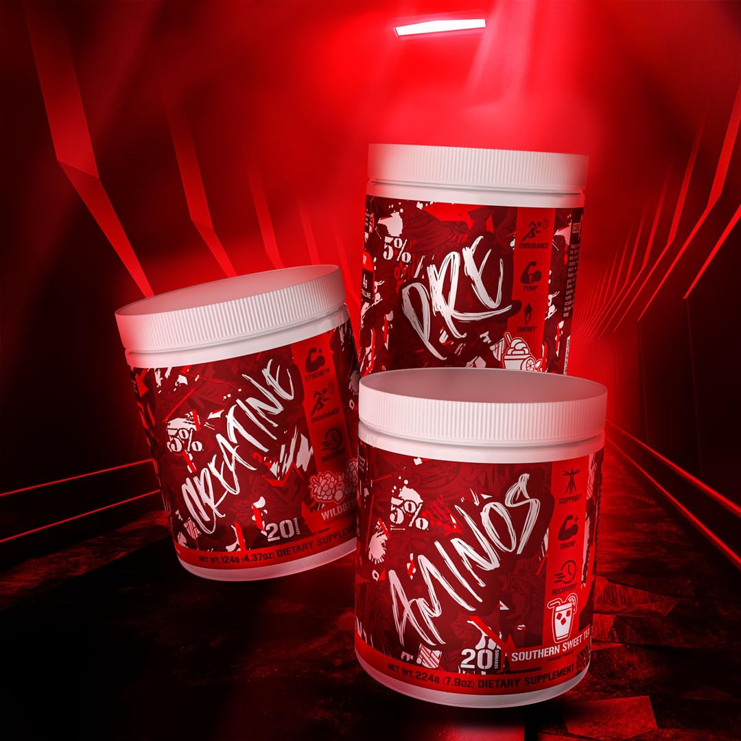 Code Red Aminos BCAA & EAA – Post-Workout Recovery Powder | 5% Nutrition