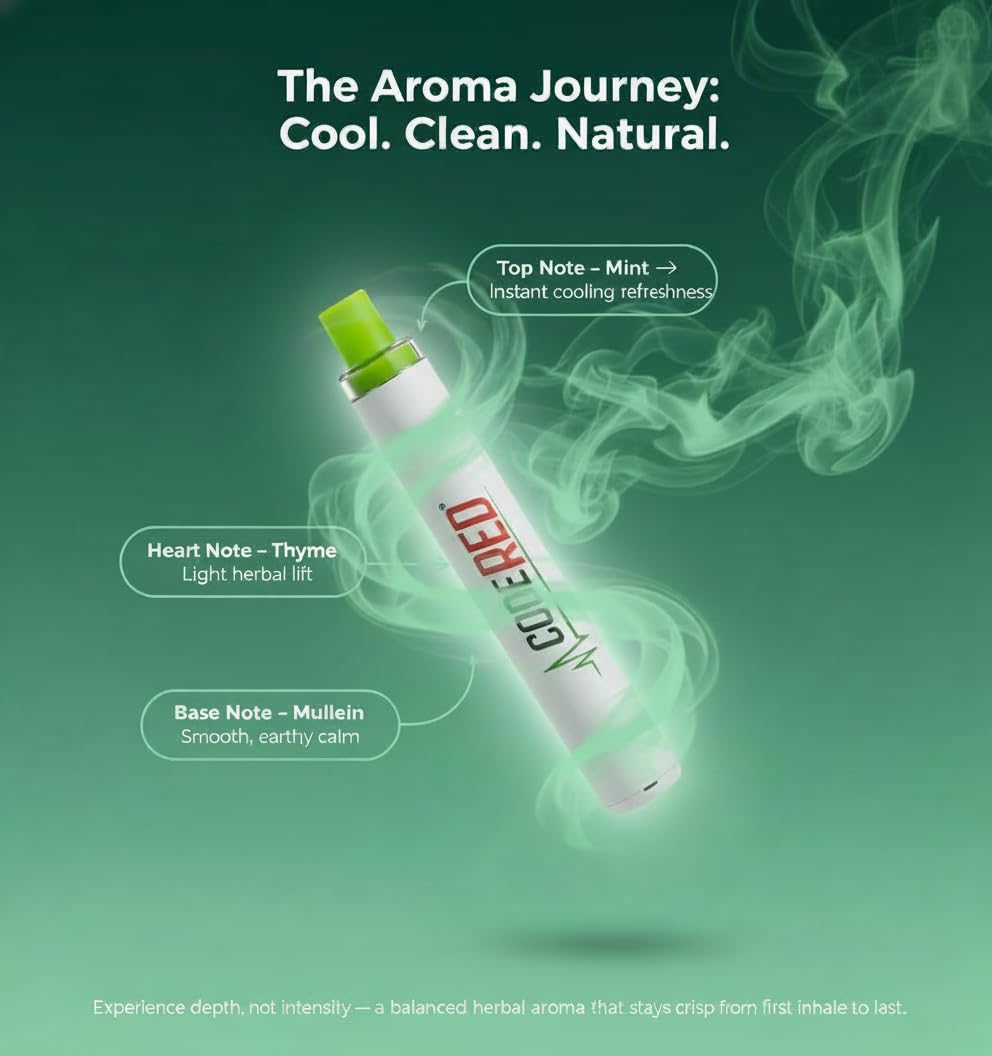 Code Red V-Aid Herbal Diffuser Pen | Plant-Based Mullein Aromatherapy