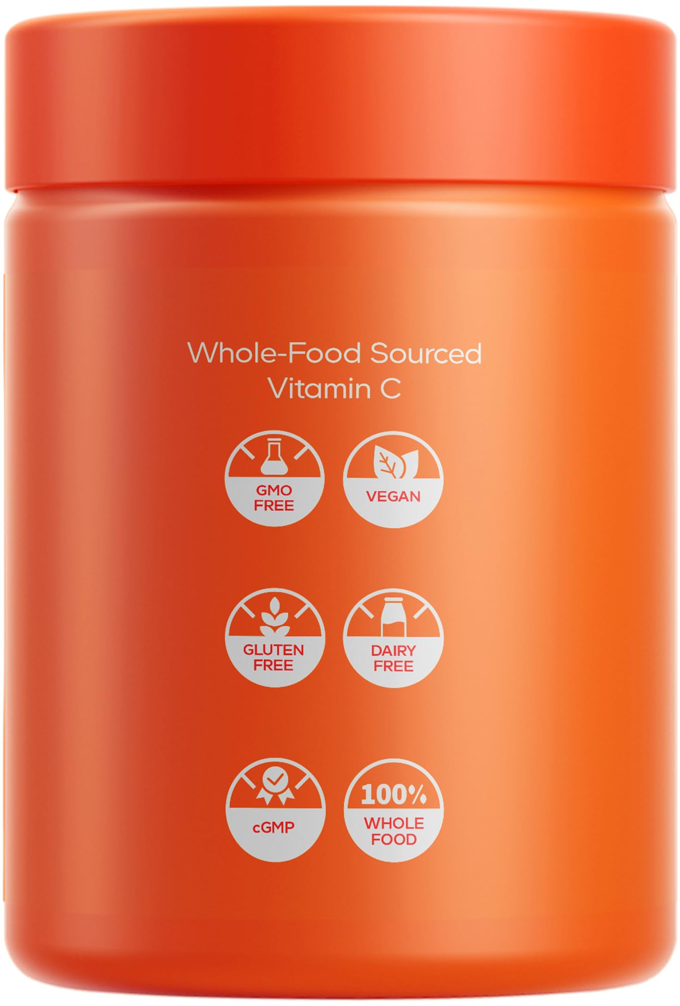 Codeage Whole Food Vitamin C Supplement — Acerola, Camu Camu, Amla & Rose Hips, 500mg, 60 Capsules