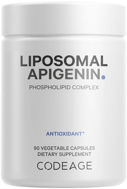 Codeage Liposomal Apigenin Supplement – 3-Month, 90 Count | Vegan & Gluten-Free