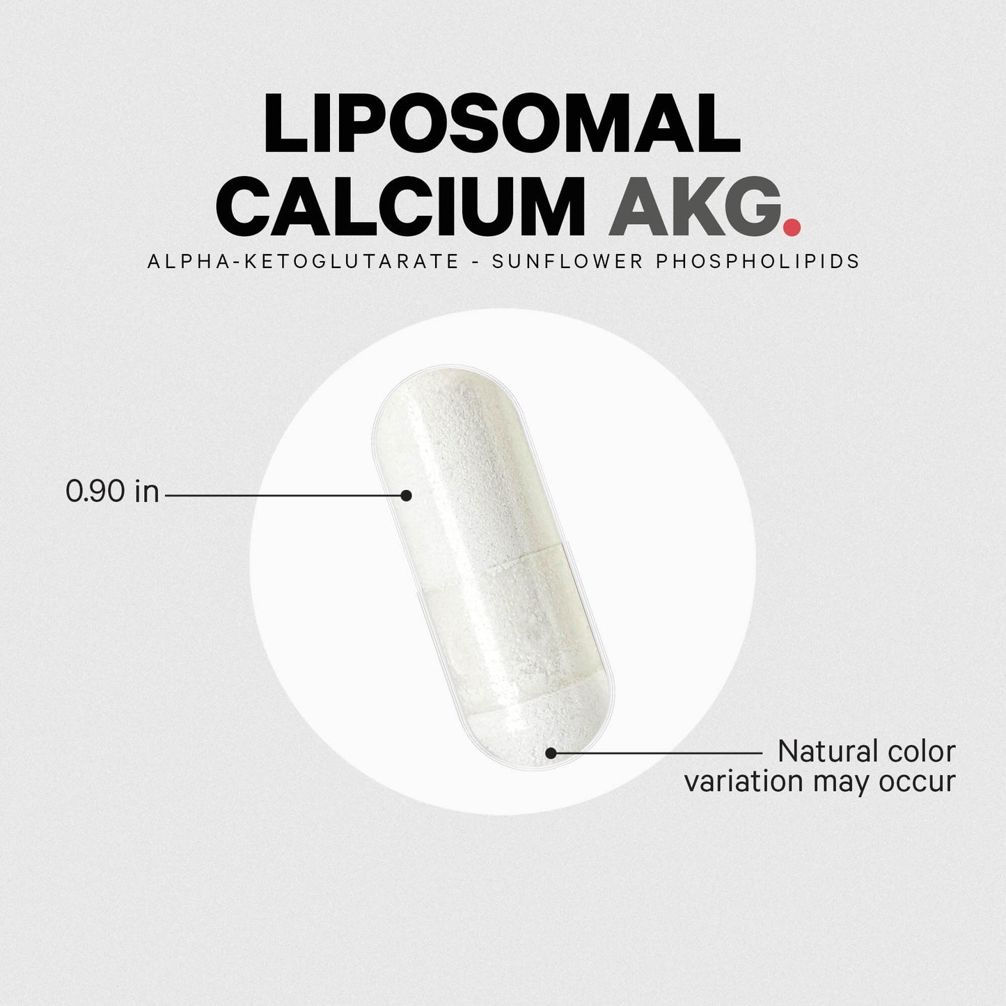 Codeage Liposomal Calcium AKG Supplement - Calcium Alpha-Ketoglutarate | 2-Month Supply | 60 Capsules | Non-GMO & Gluten-Free