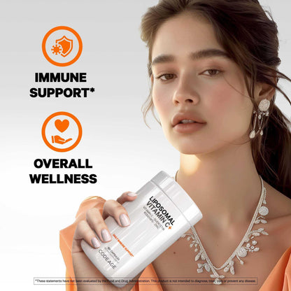 Codeage Liposomal Vitamin C 1500mg with Zinc – Vegan, Non-GMO, 180 Capsules
