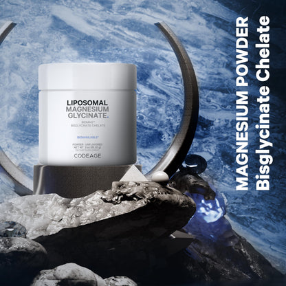 Codeage Liposomal Magnesium Glycinate Powder – 2-Month Supply (Unflavored)