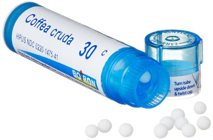 Boiron Coffea Cruda 30C Homeopathic Medicine for Sleeplessness - 80 Pellets