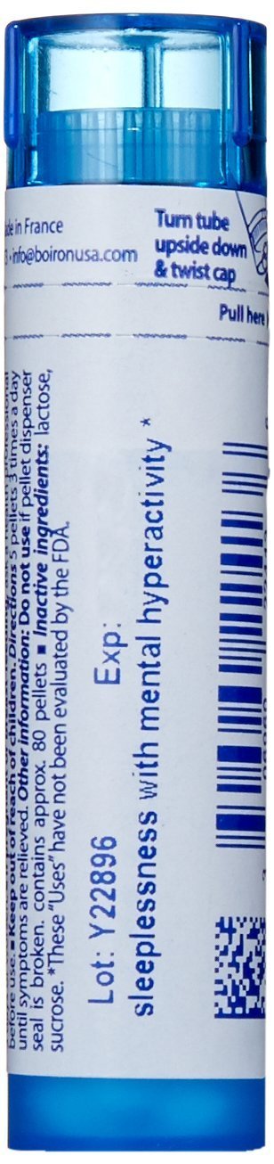 Boiron Coffea Cruda 30C Homeopathic Medicine for Sleeplessness - 80 Pellets