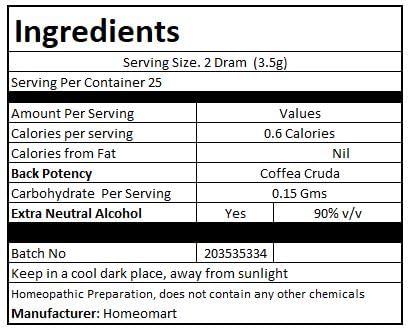 Coffea Cruda Homeopathy Pellets 30C Potency – Pack of 3 | HomeoMart