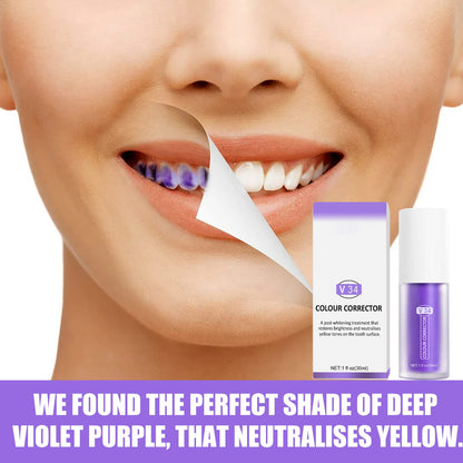 Purple Toothpaste for Teeth Whitening 2pcs | 3D Whitening Kit