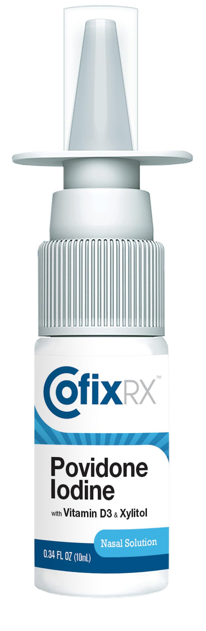 CofixRx Nasal Cleanse Spray – Povidone Iodine, Vitamin D3 & Xylitol (3 Pack)