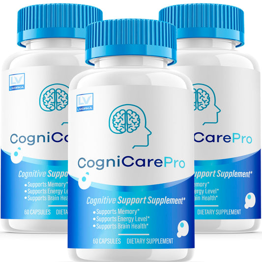 (3 Pack) Cognicare Pro Capsules – 180 Count for 3 Months BritishVita | Premium UK Vitamins & Wellness Supplements