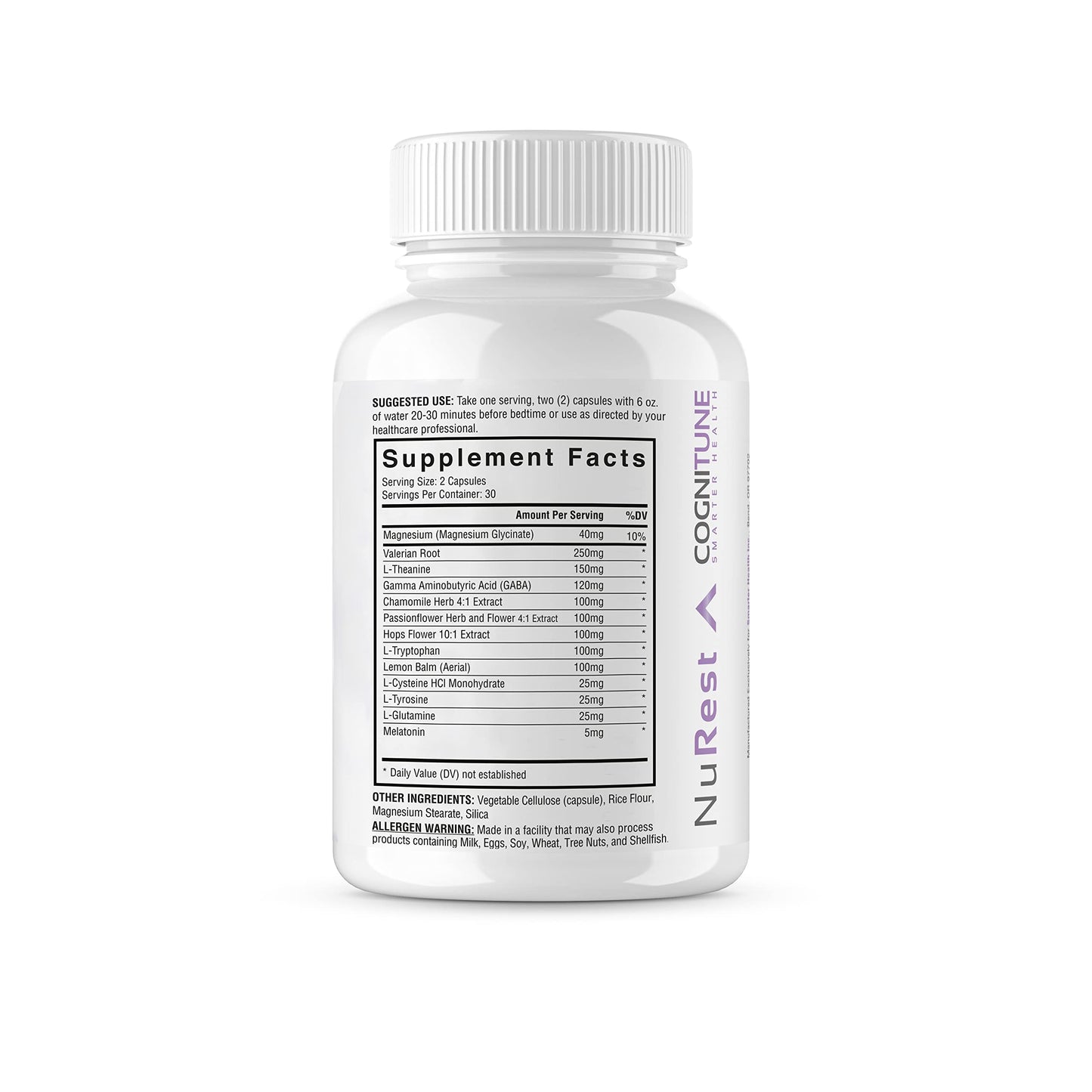CogniTune Natural Sleep Supplement - Non Habit Forming, Non Drowsy
