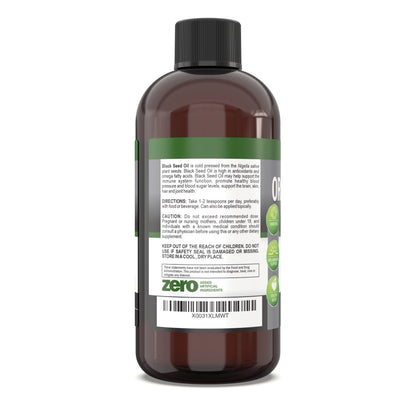 Organic Black Seed Oil – USDA Organic, Thymoquinone Rich, Cold-Pressed (8 oz)